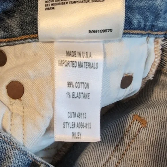 AGOLDE Riley SZ28 High Rise Straight Crop - Picture 8 of 12